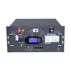 Литиева Батерия V-TAC 9.6kWh LiFePO4 – Black Edition, 48V с Wi-Fi Мониторинг