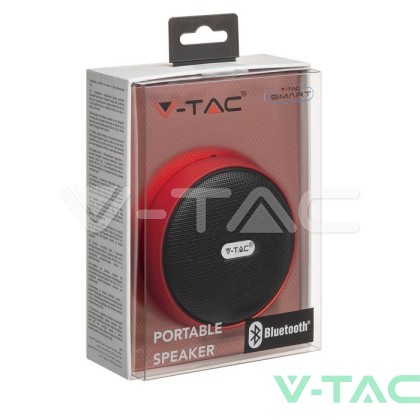 Преносима Bluetooth Колона Micro USB - 800mah Червена 