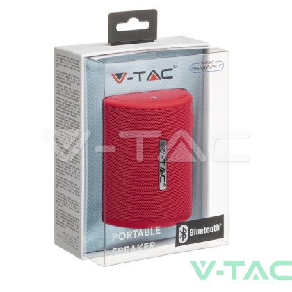 Преносима Bluetooth Колона Micro USB - 1500mah Червена 