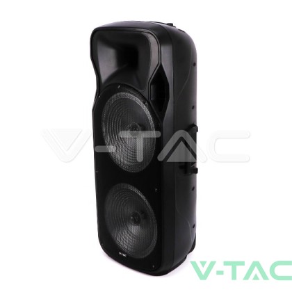 150W Колона С 1 Безжичен + 1 Жичен Микрофон RF Контрол  2*15inch 