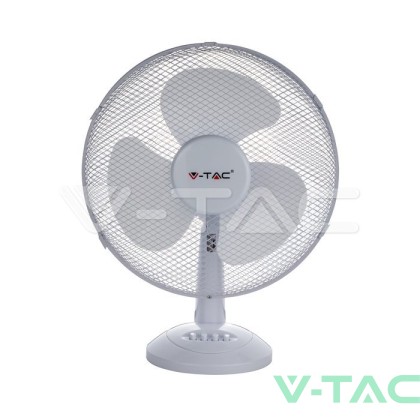 40W Вентилатор Бял Настолен  12`