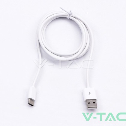 Type C USB Кабел 1.5M Бял