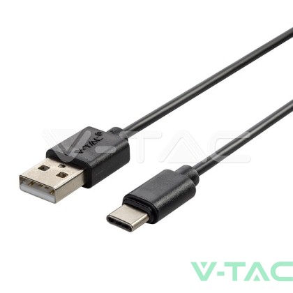1 M Type C USB Кабел Черен - Pearl Серия 