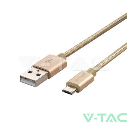 1 M Micro USB Кабел Злато - Platinum Серия