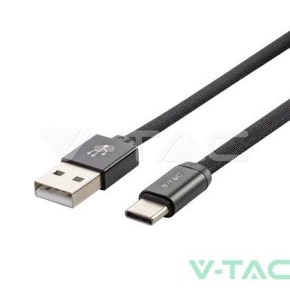 1 M Type C USB Кабел Черен - Ruby Серия