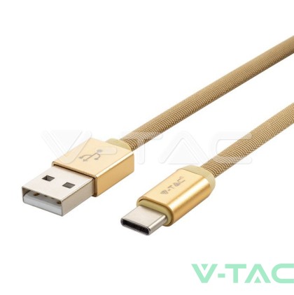 1 M Type C USB Кабел Злато - Ruby Серия