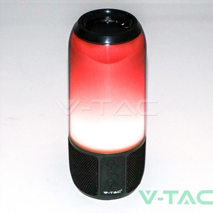 2*3W LED Лампа Колона USB + TF Слот Черна   