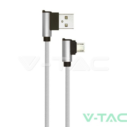 1 M Micro USB Кабел Сив - Diamond Серия 