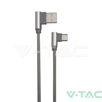 1 M Type C USB Кабел Сив - Diamond Серия 