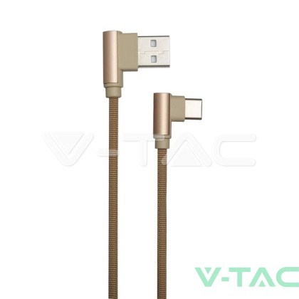 1 M Type C USB Кабел Злато - Diamond Серия 