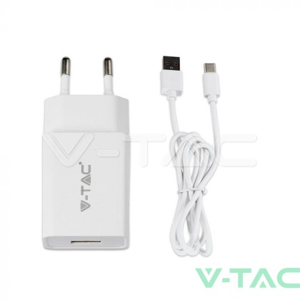 Сет За Бързо Зареждане Type C  USB Бял 