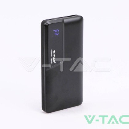 Външна Батерия 10K Mah Дисплей USB Type C Черна 