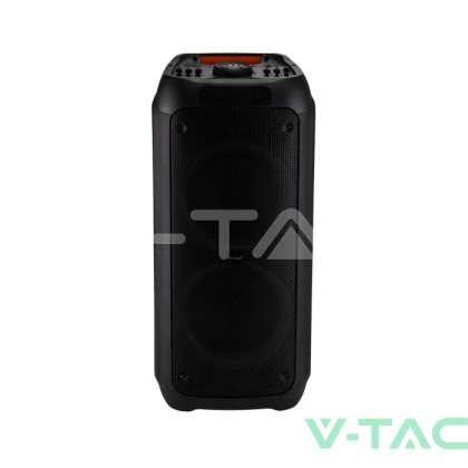 40W Колона С 1 Жичен Микрофон RF Контрол  2*8inch 