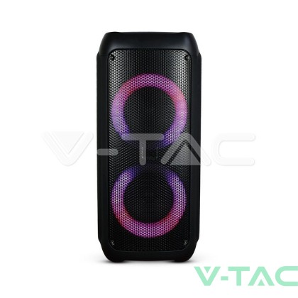 35W Колона С 1 Жичен Микрофон RF Контрол  2*6.5inch 
