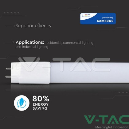 LED Пура SAMSUNG ЧИП - 120см 18W A++ G13 Нано Пластик 4000К 