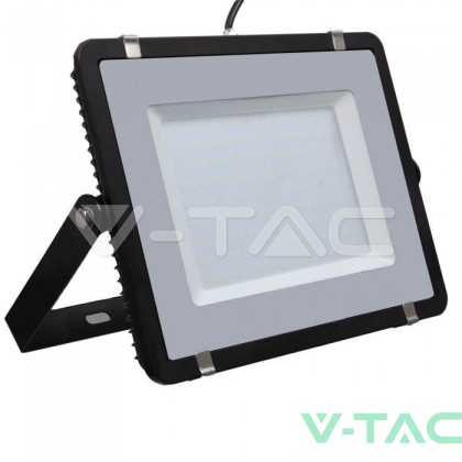 200W LED Прожектор SAMSUNG ЧИП SMD SLIM Черно Тяло 6400К 120LM/W