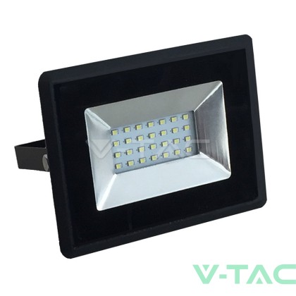 20W LED Прожектор Е-Series Черно Тяло 6500K