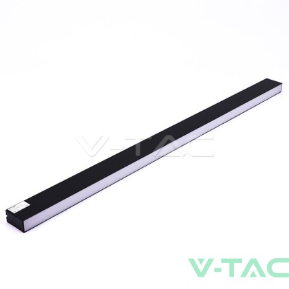 LED Линейно Осветление SAMSUNG ЧИП - 40W Висящо Черно Тяло 6400К 1200x35x67mm