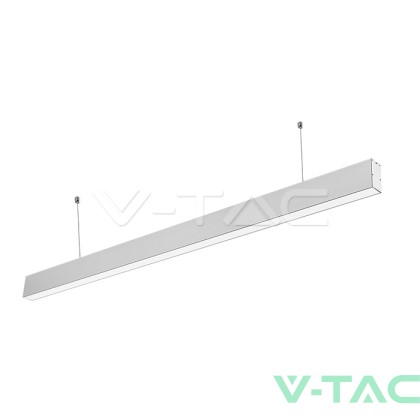 LED Линейно Осветление SAMSUNG ЧИП - 40W Висящо Сиво Тяло 6400К 1200x35x67mm