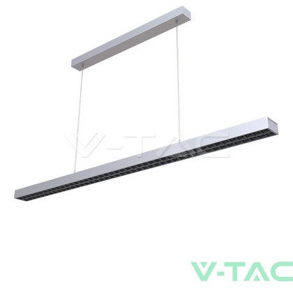 LED Линейно Осветление SAMSUNG ЧИП - 60W Висящо Без Свързване Сиво 4000К 1179x64x35mm