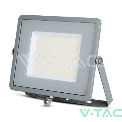 100W LED Прожектор SAMSUNG ЧИП SMD SLIM Сиво Тяло 4000К 120LM/W