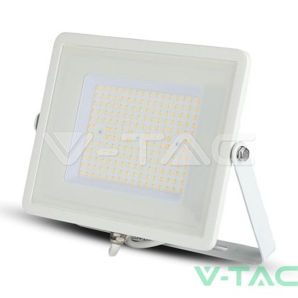 100W LED Прожектор SAMSUNG ЧИП SMD SLIM Бяло Тяло 6400К 120LM/W