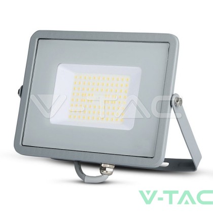 50W LED Прожектор SAMSUNG ЧИП SMD SLIM Сиво Тяло 4000К 120LM/W