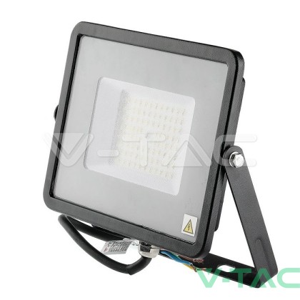 50W LED Прожектор SAMSUNG ЧИП SMD SLIM Черно Тяло 4000К 120LM/W