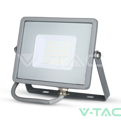 30W LED Прожектор SAMSUNG ЧИП SMD Сиви Тяло 3000К