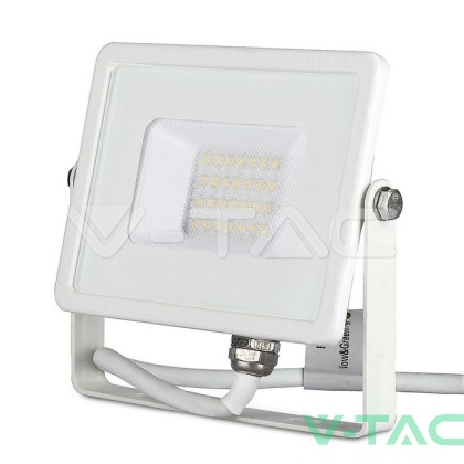 20W LED Прожектор SAMSUNG ЧИП SMD Бяло Тяло 3000К