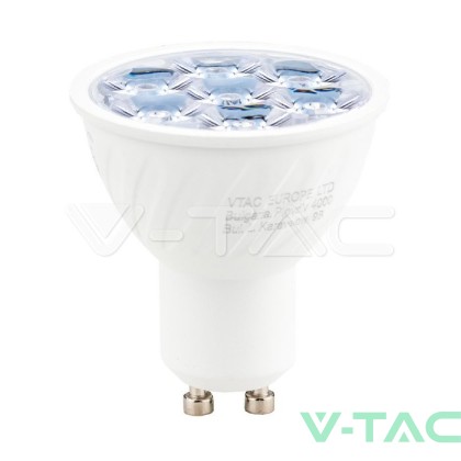 LED Крушка - SAMSUNG ЧИП 6.5W GU10 10° 4000K 