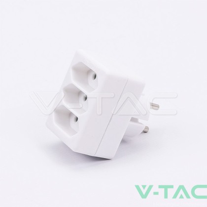 3 Щепсел Разклонител Мини 10А 250V