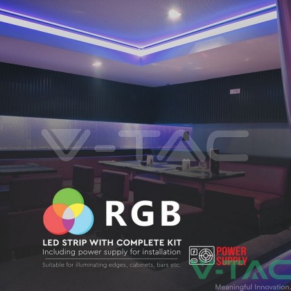 LED Лента RGB Сет Дистанционна 12V IP20