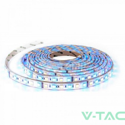 LED Лента 5050 - 60/1 12V IP20 RGB + 3000K A++