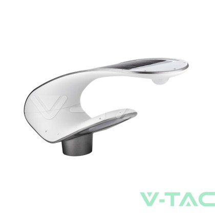 LED Соларно Градинско Тяло 20W PIR Сензор Дистанционно 4000К