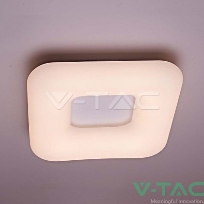26W Пендел/Плафон Квадрат  3 Цветен D:300*300*80 Димиращ Бял 