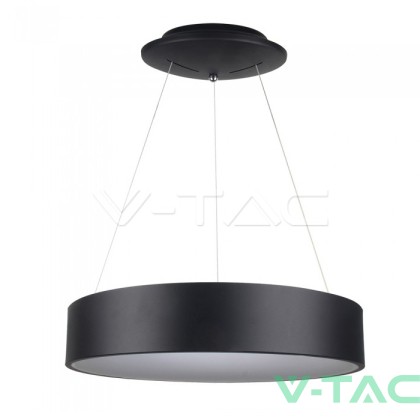 30 LED Пендел Димиращ Черен 3000К