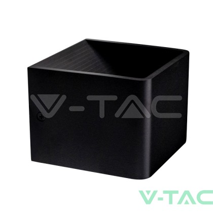 6W Аплик Bridglux Chip Черно Тяло Квадрат 3000K 
