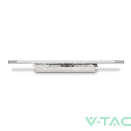 12W LED Стенна/Таванна Лампа Хром 4000К