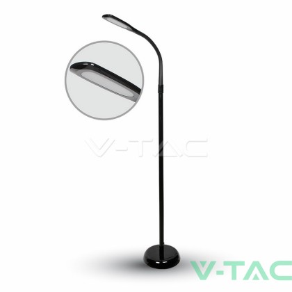 7W LED Наземна Лампа 4000K Черно Тяло