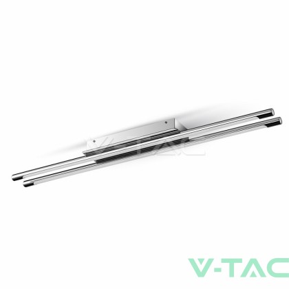36W LED Стенна/Таванна Лампа Хром 4000К