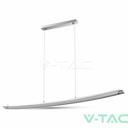 18W LED Висящо ТялоСтъкло/Хром 4000К Ф985