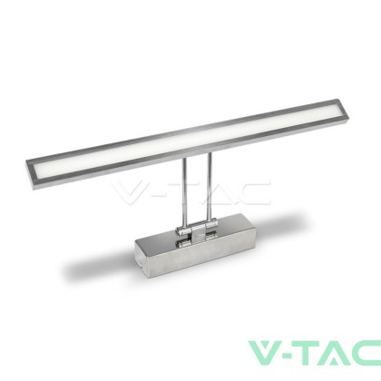 8W LED Лампа За Картина Подвижна Хром ф455 4000К