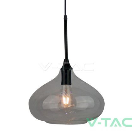 Пендел Стъклен Сфера Modern Черен ф280