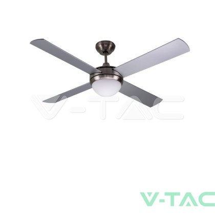 2*Е27 LED Тяло/Вентилатор Таван Дистанционно 4 Перки 60W AC Мотор