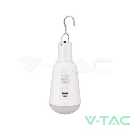 LED Крушка - 7W Соларна 3в1 С Дистанционно 