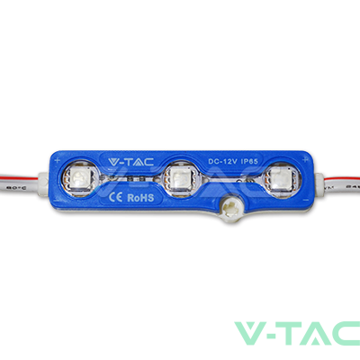 LED Модул 3LED SMD5050 Blue IP67 