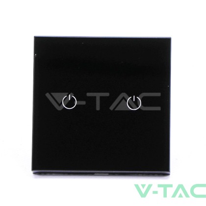WIFI SMART Touch Ключ Сериен Черен  