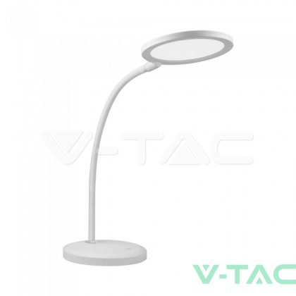 7W LED Настолна Лампа Димираща Бяло Тяло 3000К