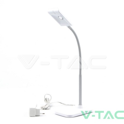 3W LED Настолна Лампа Бяло Тяло 3000К